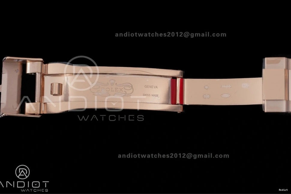 126515 Oyster-flex Best VSF Dial 1:1 On Daytona DD4131 Strap Weight Gain Marker RG Sub-dial Stick Black Edition 0129